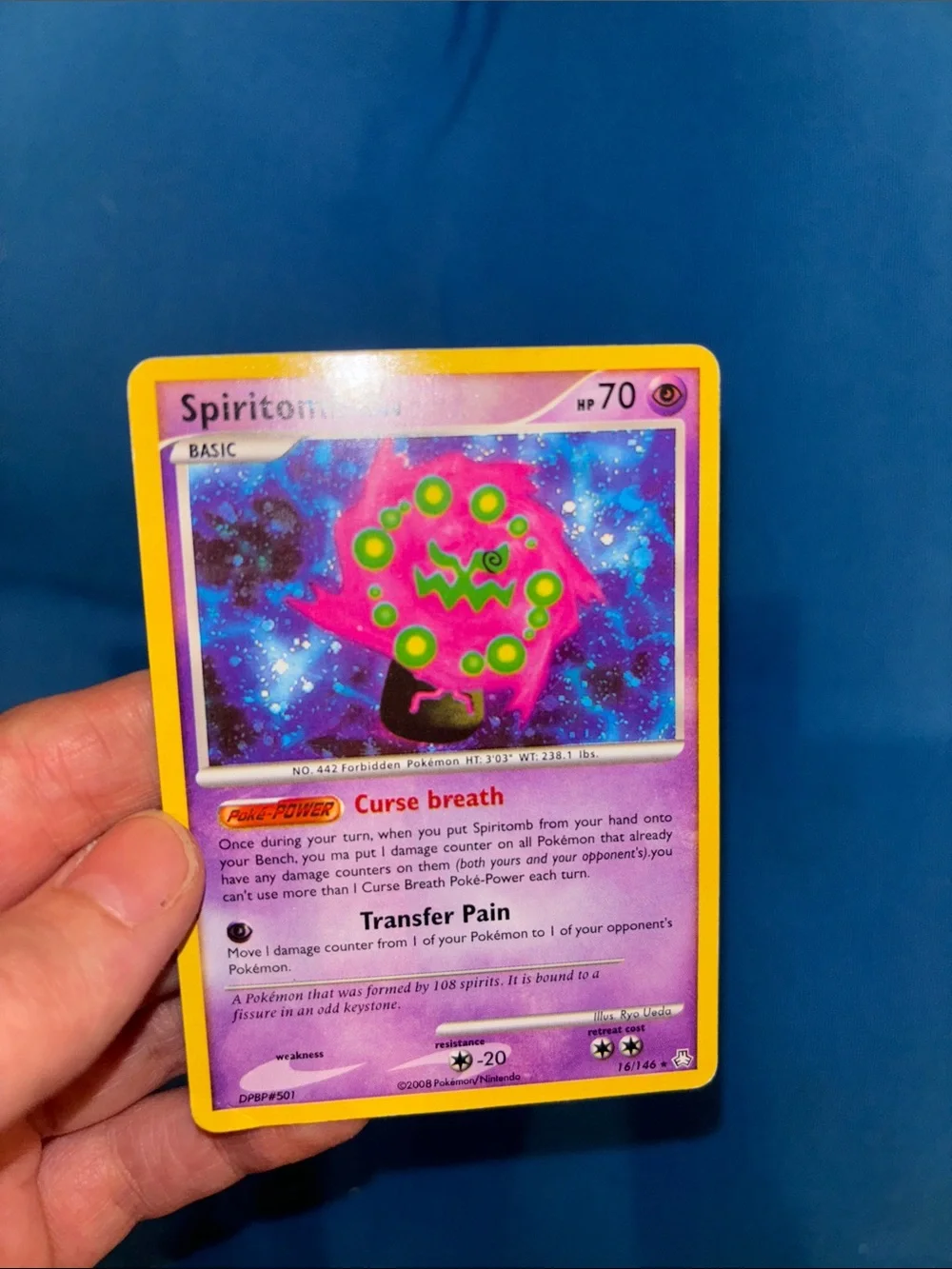 Pokémon Cards Spiritomb HP 70 2008 NWOTS psychic Type Monster